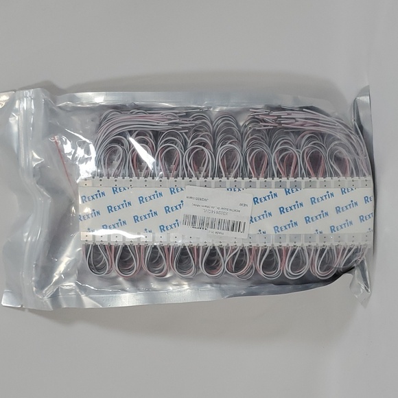 REXTiN Super Bright 200pcs 2835 3 LED Module Warm White Waterproof Decorative - Picture 4 of 14